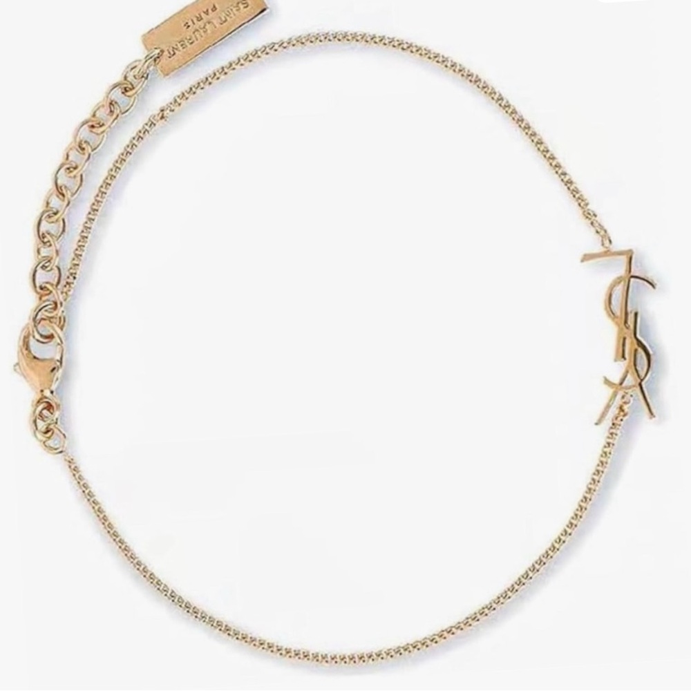 YSL - Yves Saint Laurent Cassandre Logo Bracelet